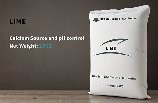 Lime of Drilling Fluids Additive, Ca (OH) 2, Slaked Lime, Calcium Hydroxide