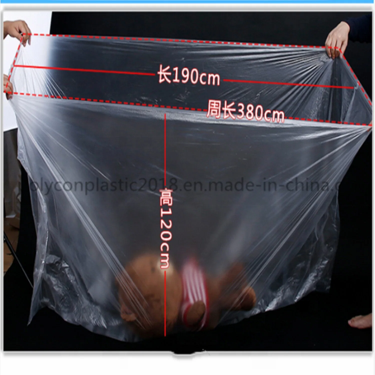 Hotel Style Disposable PE Film Bathtub Bath Bag Clean Hygienic and Convenient for Business and Travel