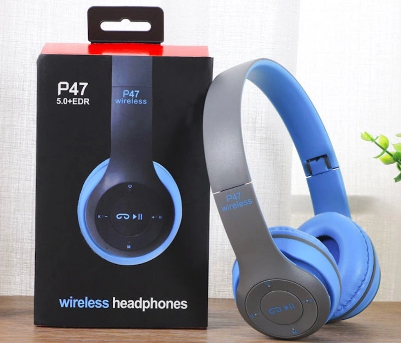 Wireless P47 Silent Disco Headphone Wholesale/Supplier 500m Control Distance Quiet Party Headset Stereo Silent Disco Headphones with Transmitter