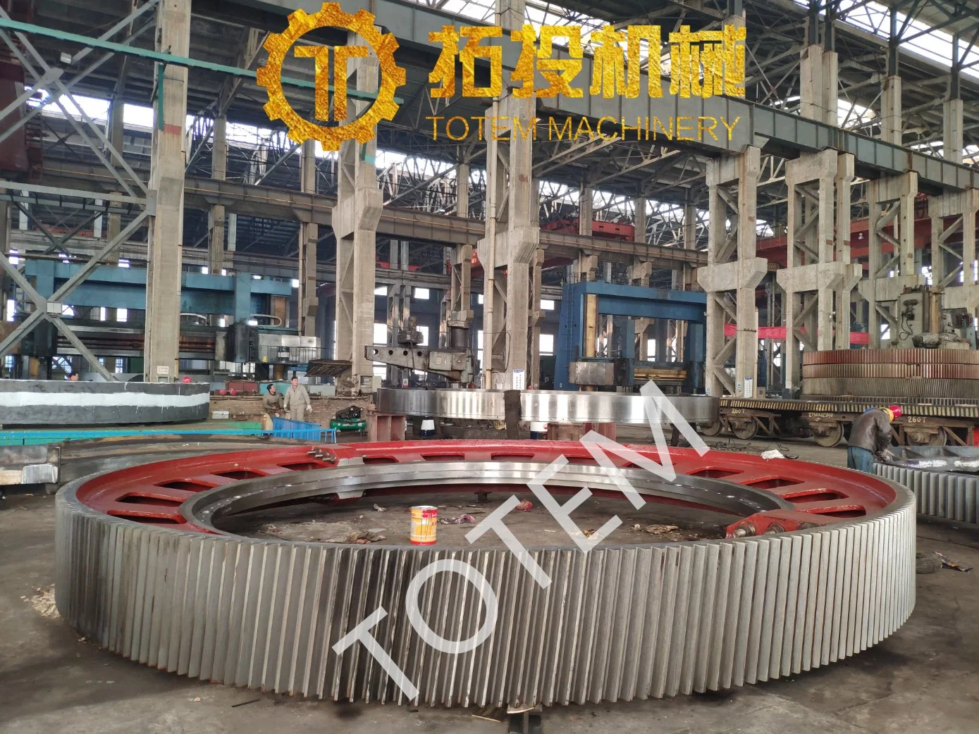 OEM Nonstandard Helical Girth Gear Ring, Helical Gear with Big Module