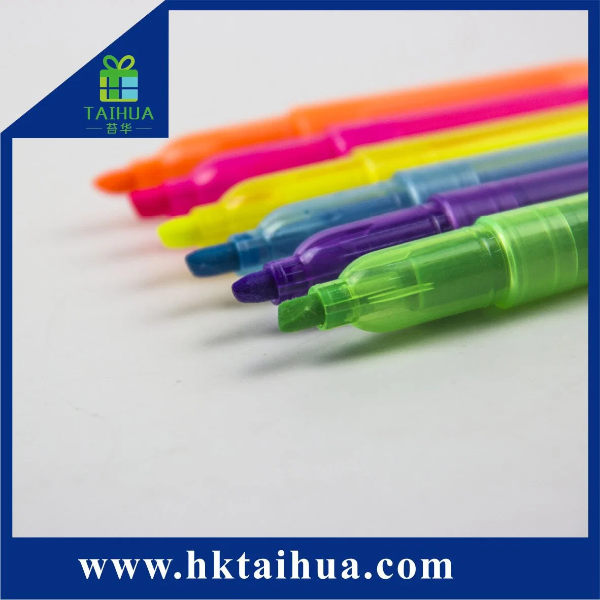 Hot Sale Colorful Highlighter Marker Pen with Custom Logo