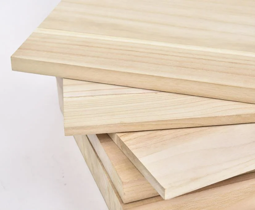 Quality Tung Wood Board Solid Wood Wood Wood Natural Wood Color Paulownia Wood Solid Wood