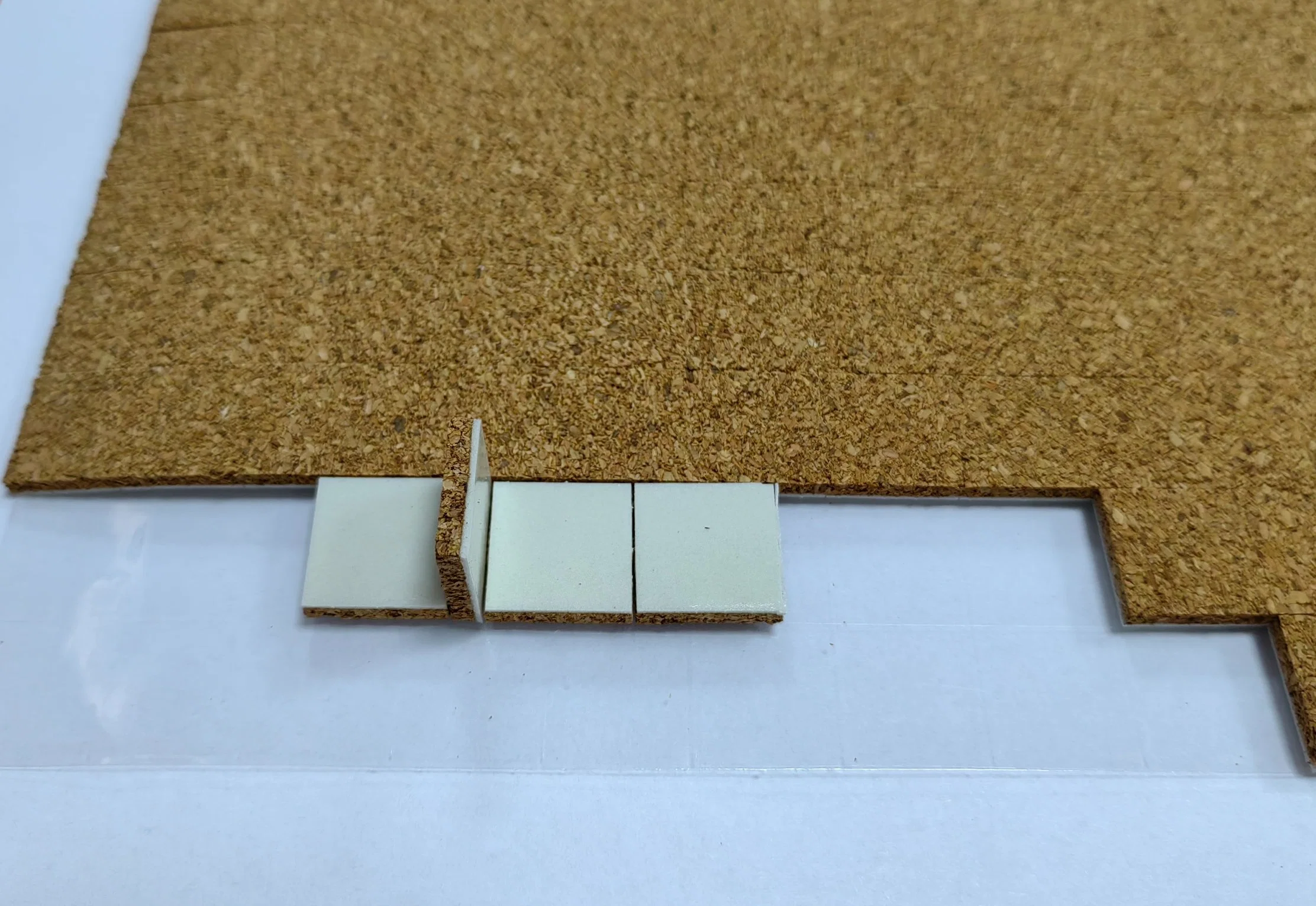 Adhesive/Static Glass Protection Cork Pads