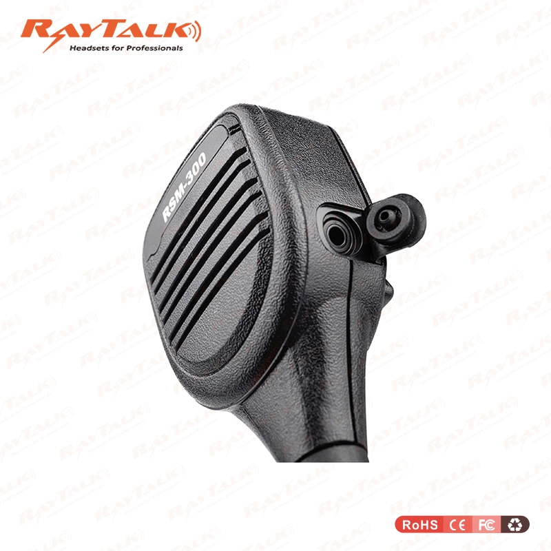 Speaker Microphone with Multi-Pin Connector for Motorola Portable Two-Way Radio