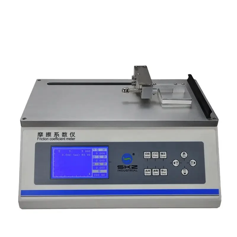 Skz1011 Cof Test Meter Friction Coefficient Tester Price Plastic Film ISO8295 Coefficients of Friction Apparatus