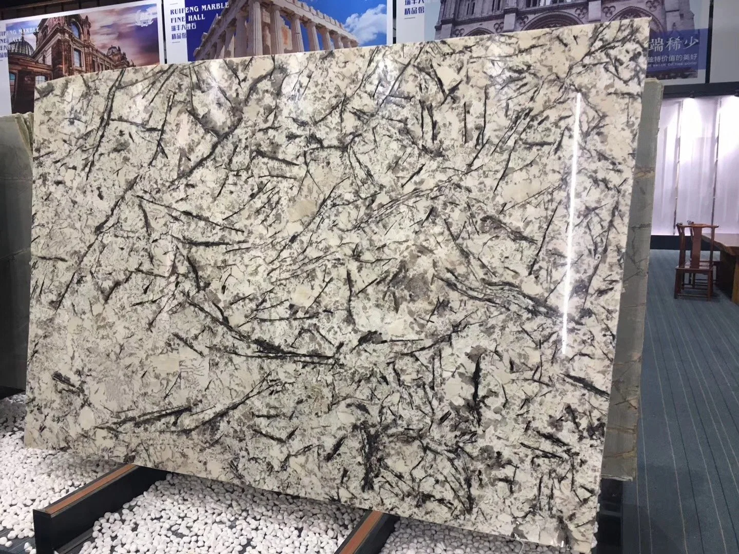 Natural Stone black/white/grey  polished/honed/flamed/Brushed/SawnSplendor White  Quartzite Slabs for interiors/ exterior/outdoor floor/wall