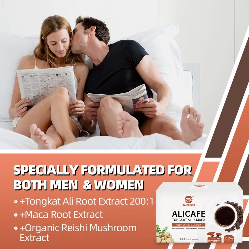 Ganoderma Lucidum Café Tongkat Ali Maca suplementos de Café para los hombres