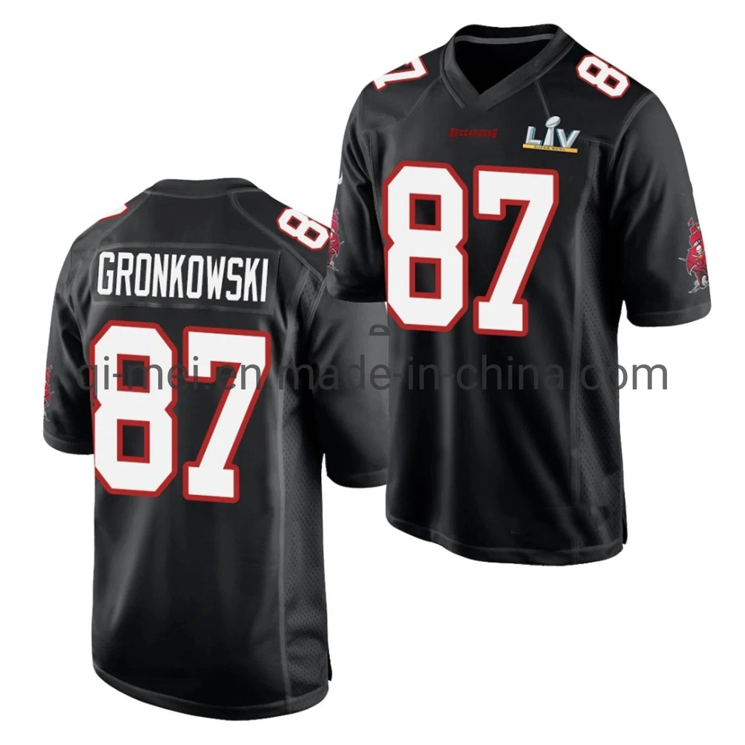 2021 Super Bowl Liv Champions Rob Gronkowski Buccaneers Home Away Alternative Fußballtrikots