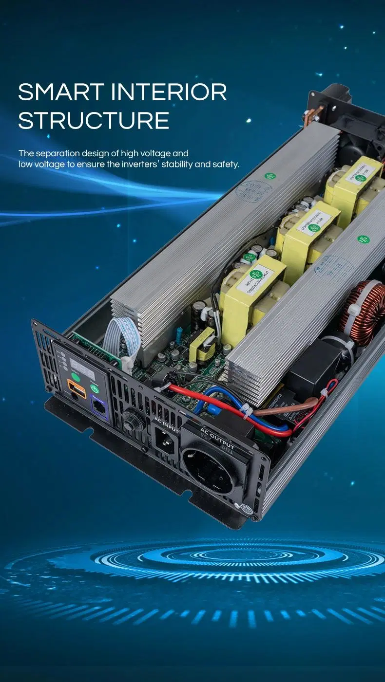 Top Quality 4000W Car Power Inverter DC to AC 24V 110V Power Inverter with USB Charging Ports