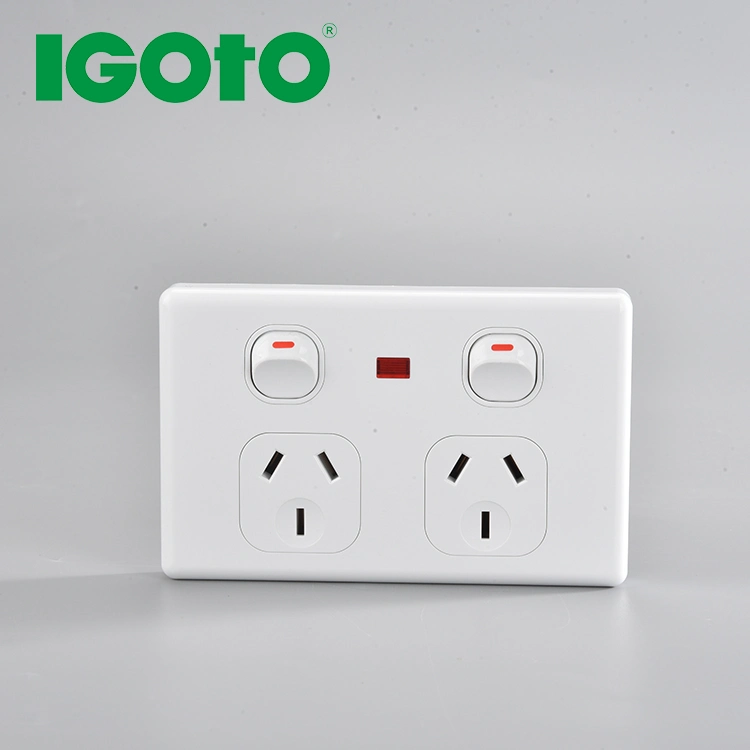 SAA High quality/High cost performance Australia PC Power Socket Gpo 250 10A Wall Socket Outlet Powerpoints