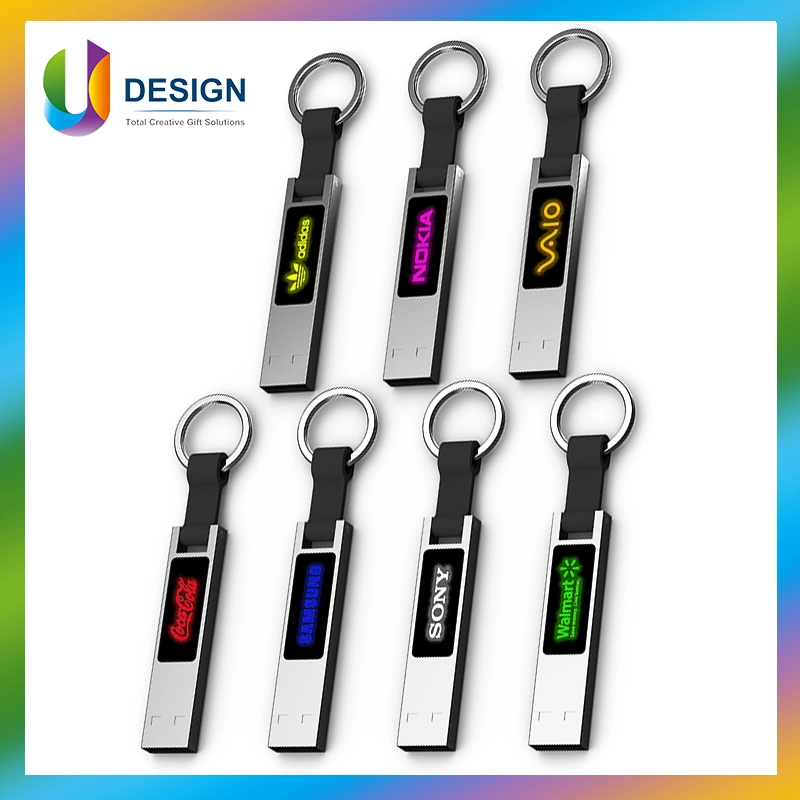 Clé USB en métal avec porte-clés