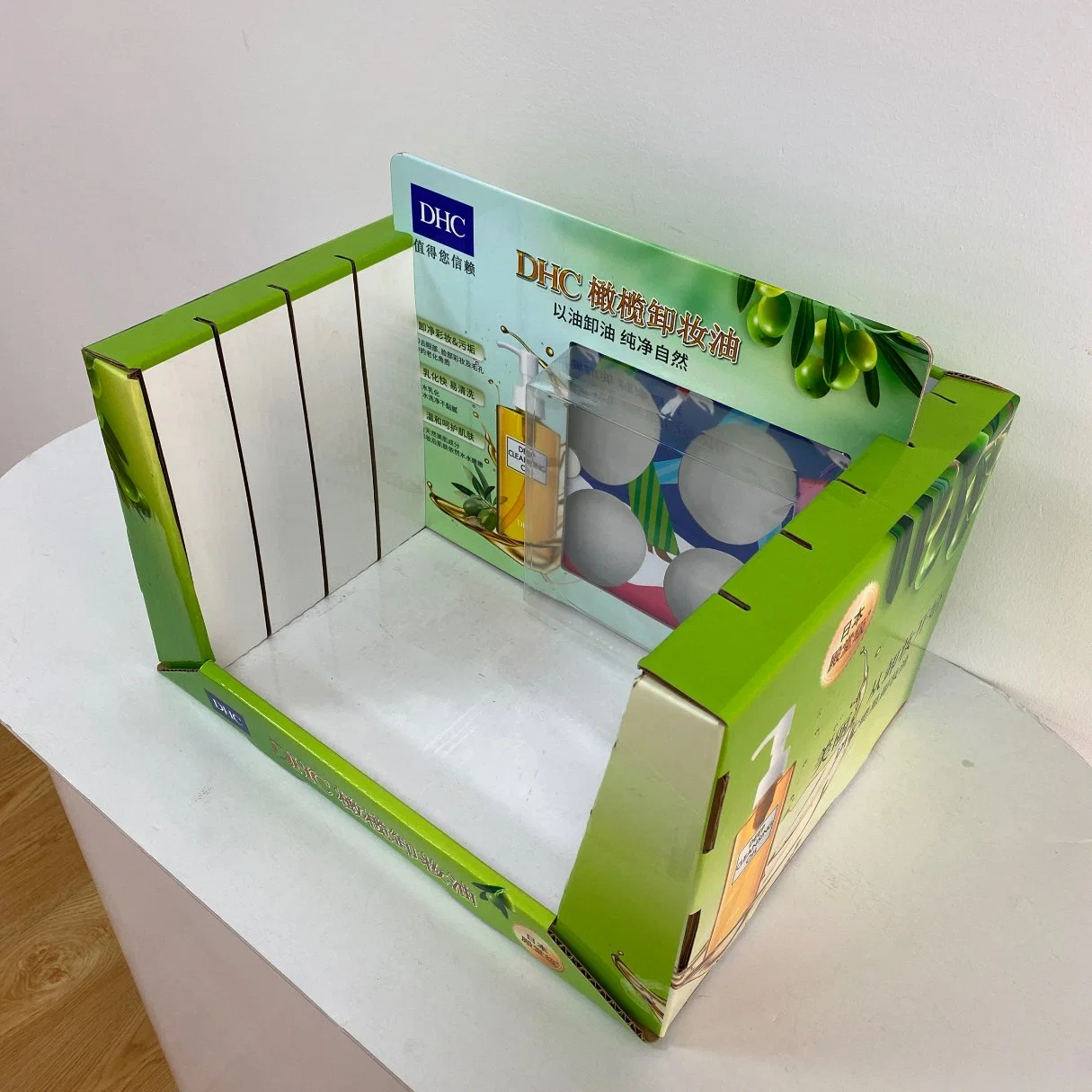 Hochwertige PDQ Tray Cleansing Oil Display Stand Verpackung Box