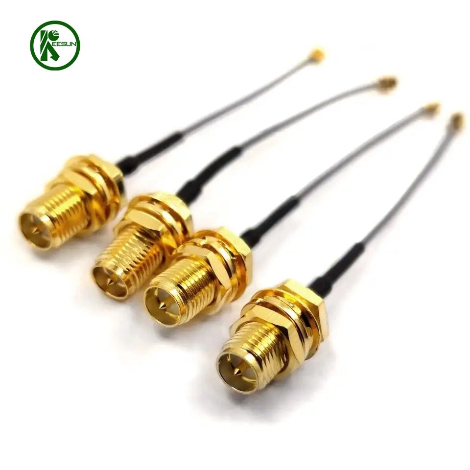 Rpsma Female to Ufl. Ipex Female Extension Cable Pigtail 1.13 RF Cable Antenna Ipex to SMA Cable Assembly