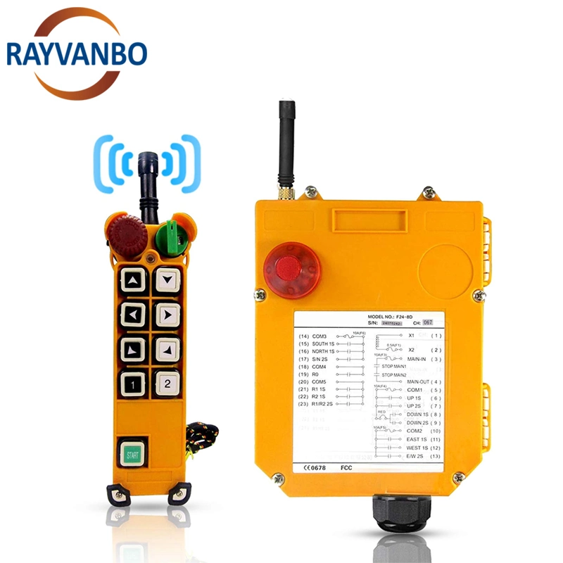 Crane Parts F24-8d Wireless Frequency Changing Remote Control for Industrial Use