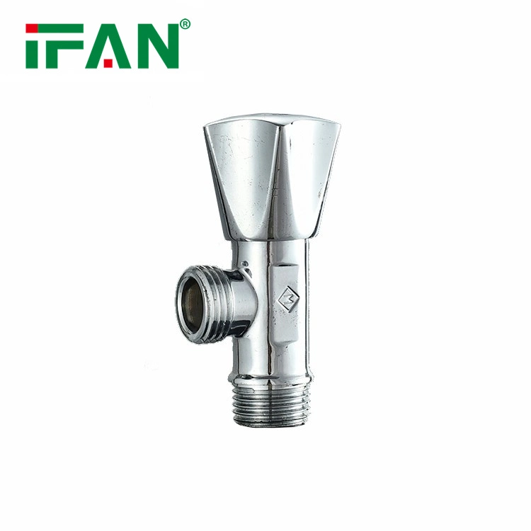 Ifan Plumbing Material Traditional Design Kitchen Bathroom Brass Angle Valve