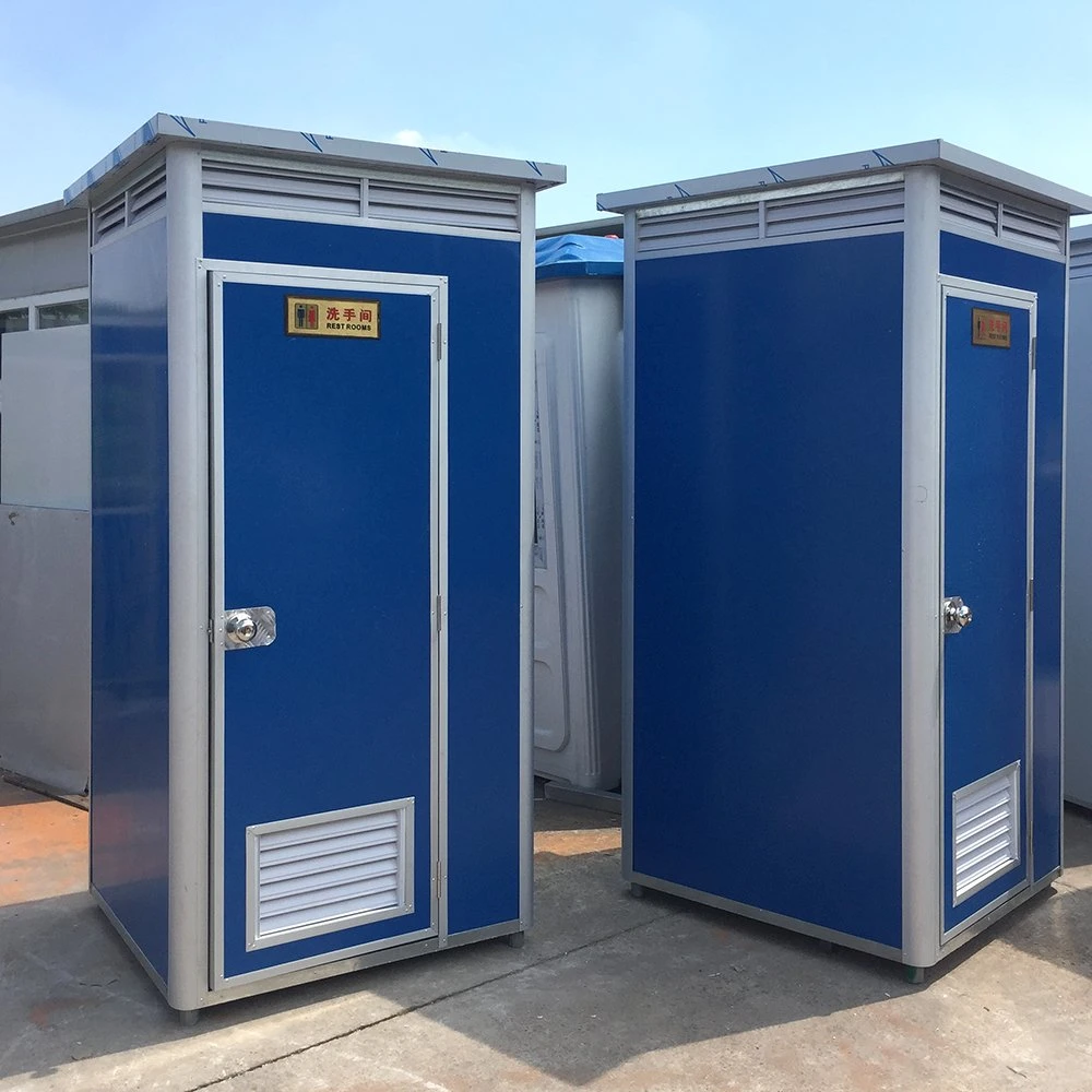 Nuevo modelo de cuarto de baño portátil en el patrón de ladrillo, enfriar el cuarto de baño portátil de alta calidad para la venta populares