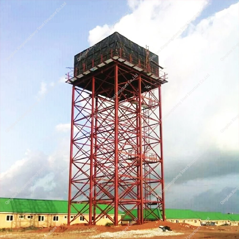 H Welded Section Steel Structure Storage Steel Tower Water Tank