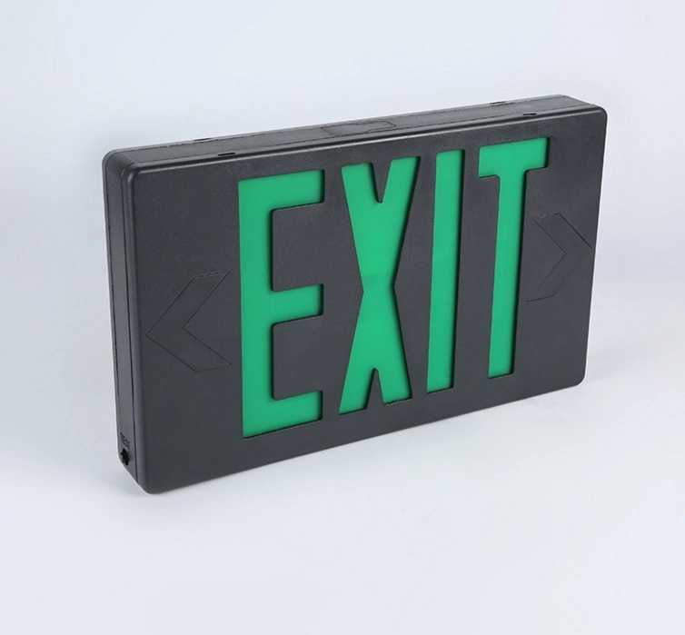 Emergency Exit Sign Light Fire LED Rechargeable Wall Mounted 294