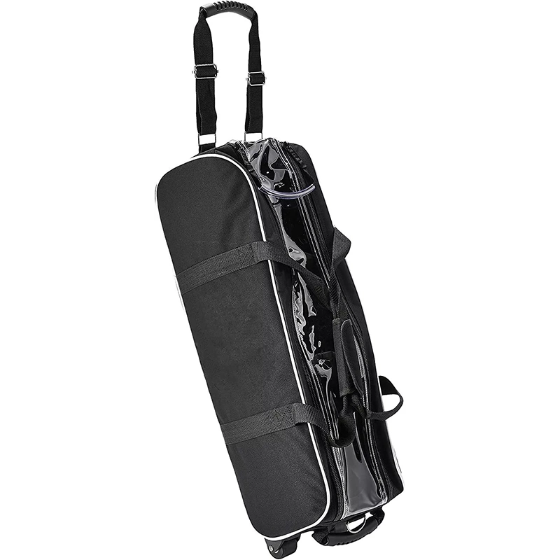 Factory Custom 3 Ball Tote Rolling Bowling Bag with Wheel