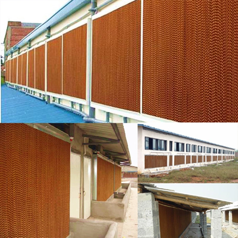 Evaporative Cooling Pad Can Be Customized Size Honeycomb Cooling Wall