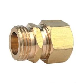 Brass Equal Tee with Brass Ring Comression Fitting Pex-Ai-Pex Piping