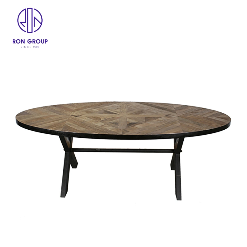 Solid Wood Large Round Table Table Board Elm Round Table Board