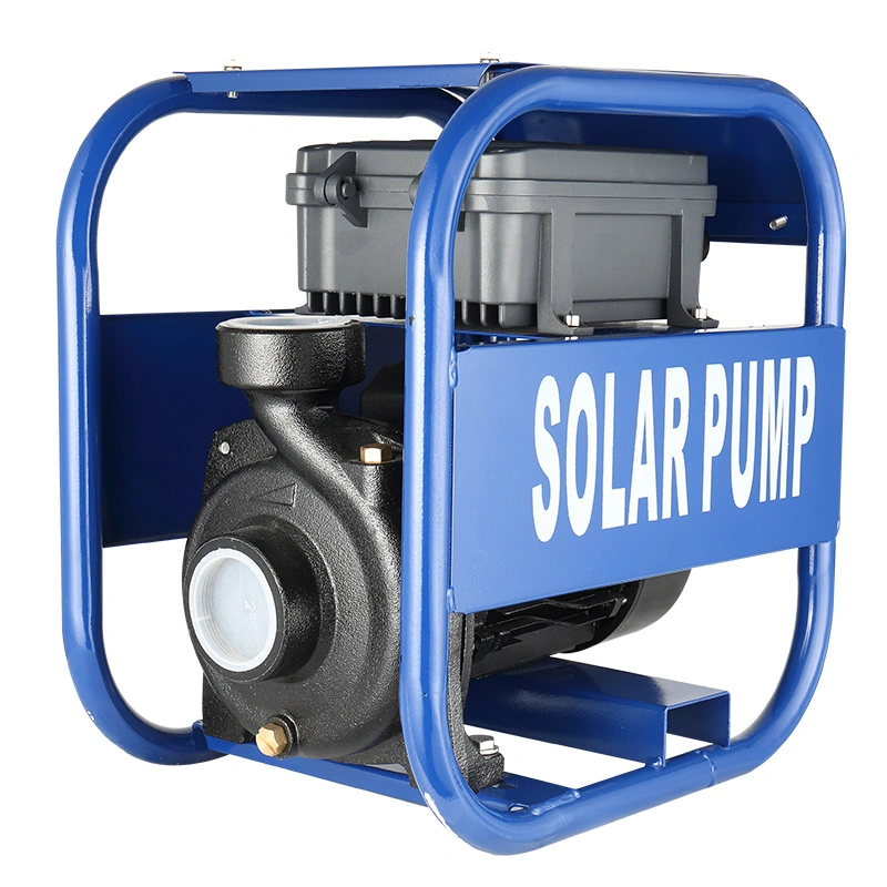 750W 48V Pompe à eau solaire à amorçage automatique à moteur sans balais intelligent pour l'irrigation avec des panneaux.