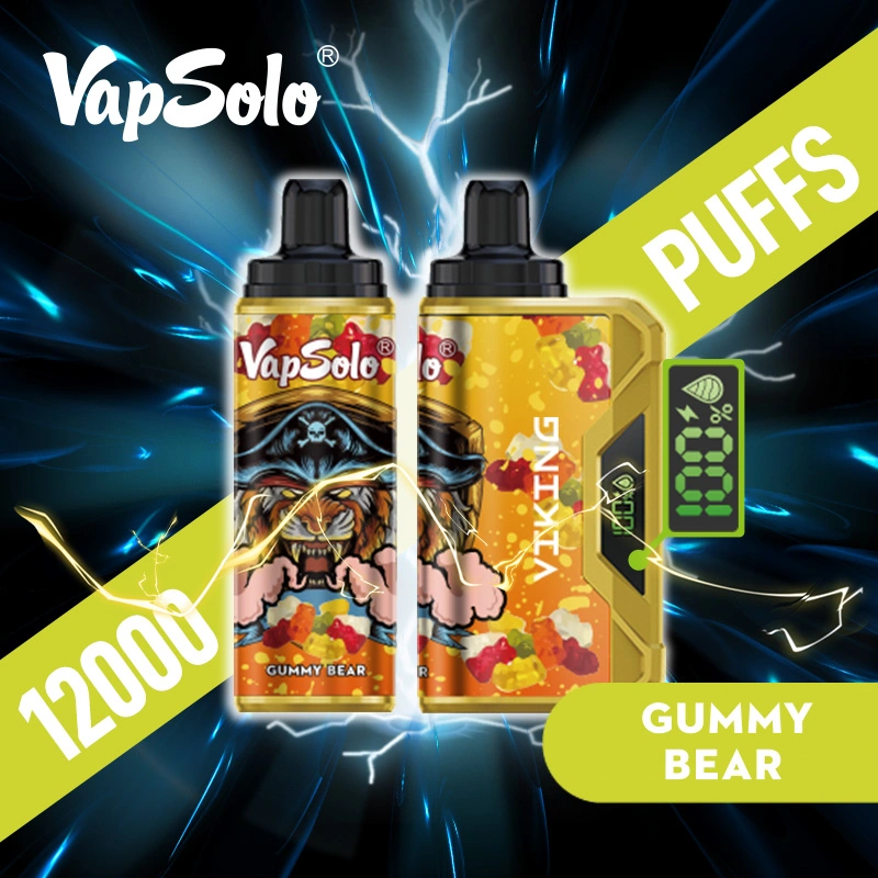 Vapsolo Viking 12000 papel descifrable recargable VAPE Pen Ecig barato VAPE desechable de Husky Puff Waka