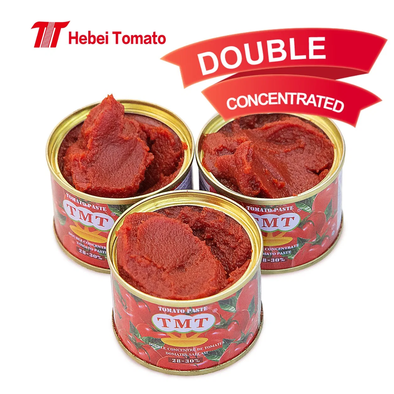 400g Tin Tomato Paste in Canned with Cheap Price in 28-30% Brix