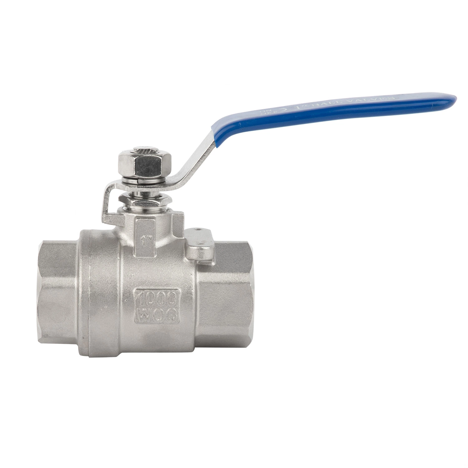 High quality/High cost performance  2 PC/3 PC Stainless Steel Internal Thread Water Pipe NPT Flange Floating Ball Valve with Lock