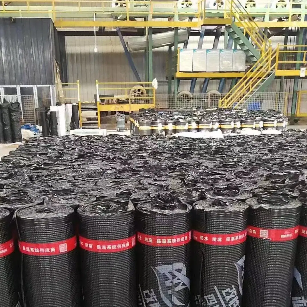 China membrana impermeável de asfalto na fábrica de polímero de compósito poliéster Material enrolado para Casa Do telhado do Prédio do túnel ferroviário do Material de impermeabilização