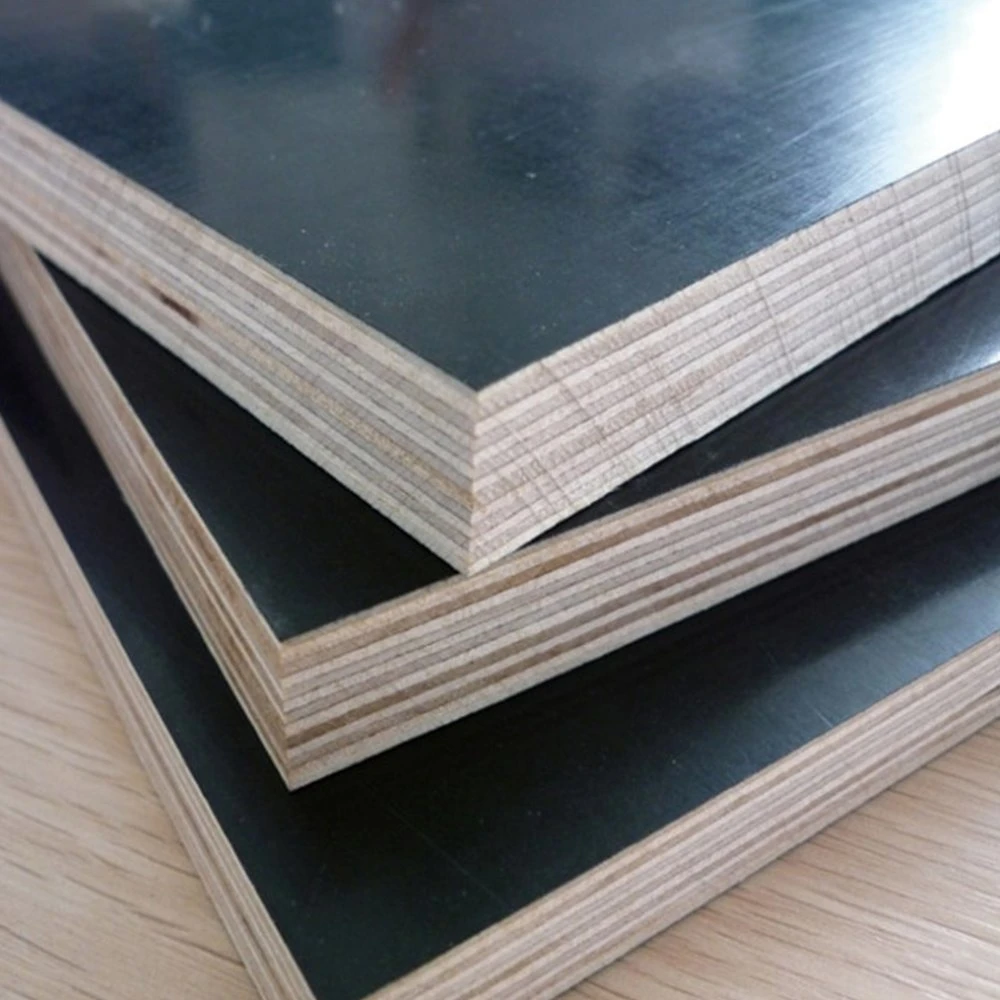 Black Brown Poplar Core 12mm Film Faced Shuttering Plywood for Building Construction