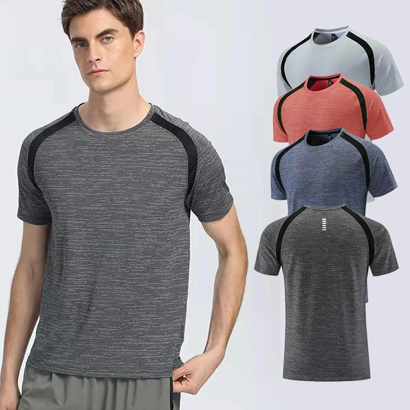 Fast Dry T-Shirt Fitness New Summer Men's Short Sleeve Running Clothes