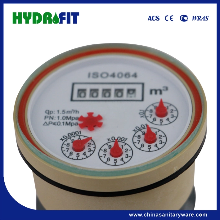 Multi Functional Dial Type 15mm-50mmmechanism of Hot Water Meter Jet Dry (FWM-P-01)