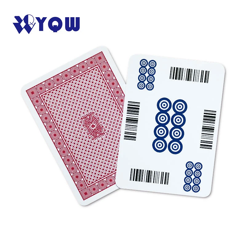 Custom RFID PVC UHF Paper Playing Cards Poker Set Poker Cards