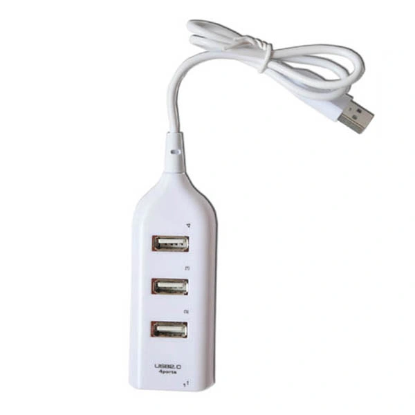 High Speed Micro Mini 4 Port USB 2.0 Hub for Laptop PC Computer Laptop