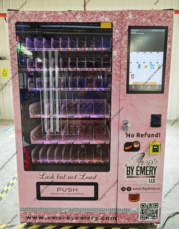 Focus Smart Custom Eyelash Hair Vending Maschinen mit Barzahlung System