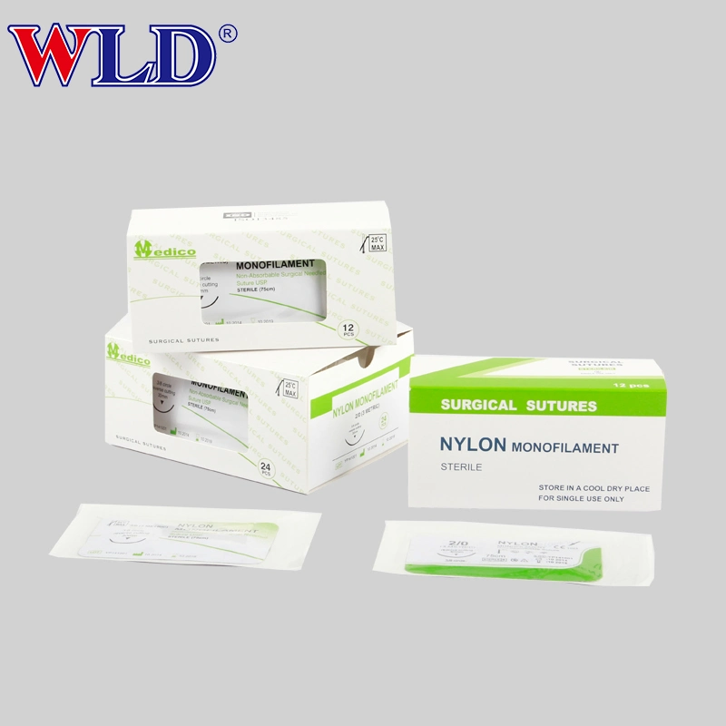 Blue Sterile Medical Adhesive & Suture Material