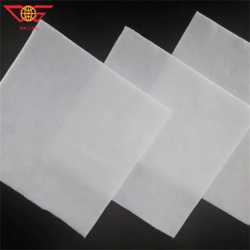 White Black Geo Textile Roll Customized Size 100GSM PP Pet Nonwoven Geotextile Fabric for Slope Protection Hot Sale