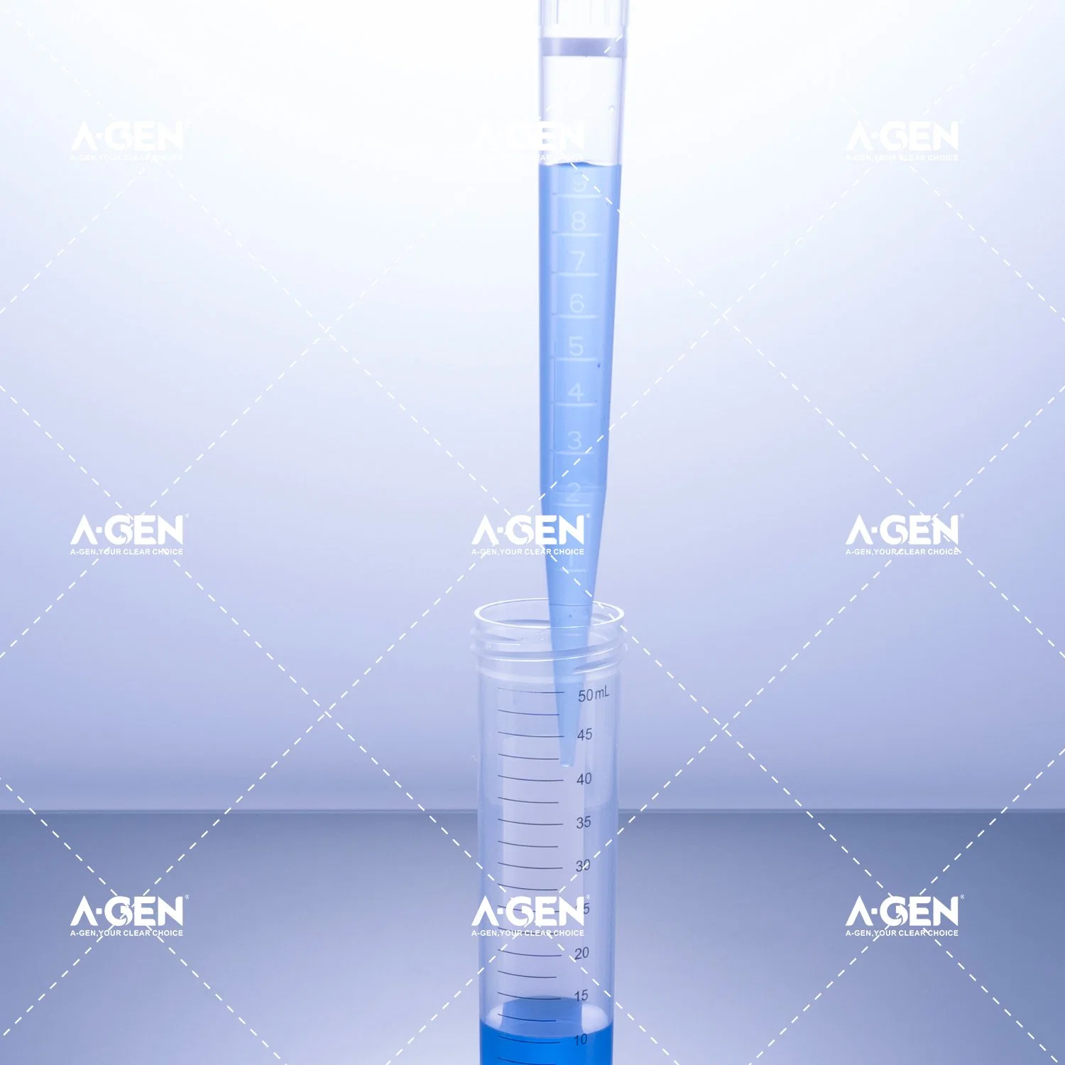 Racked 10ml Filter Pipette Tip Disposable Plastic Pack Rack 10000UL Filter Pipette with Wide Mouth