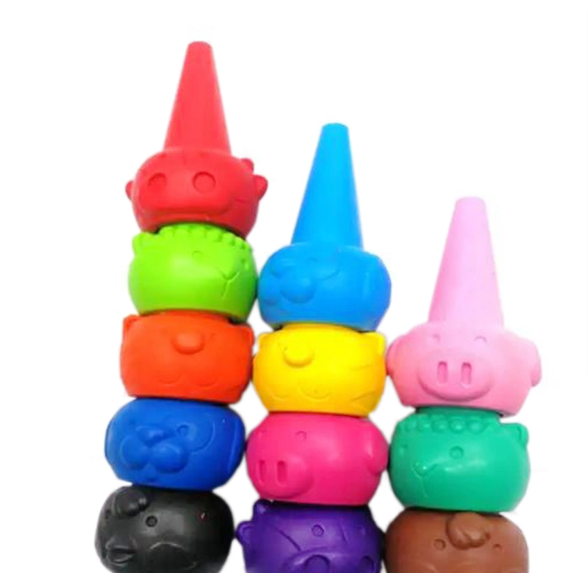 Finger Crayons Multicolor Non in PDQ Box Nice Gift for Kids Home Play, Children