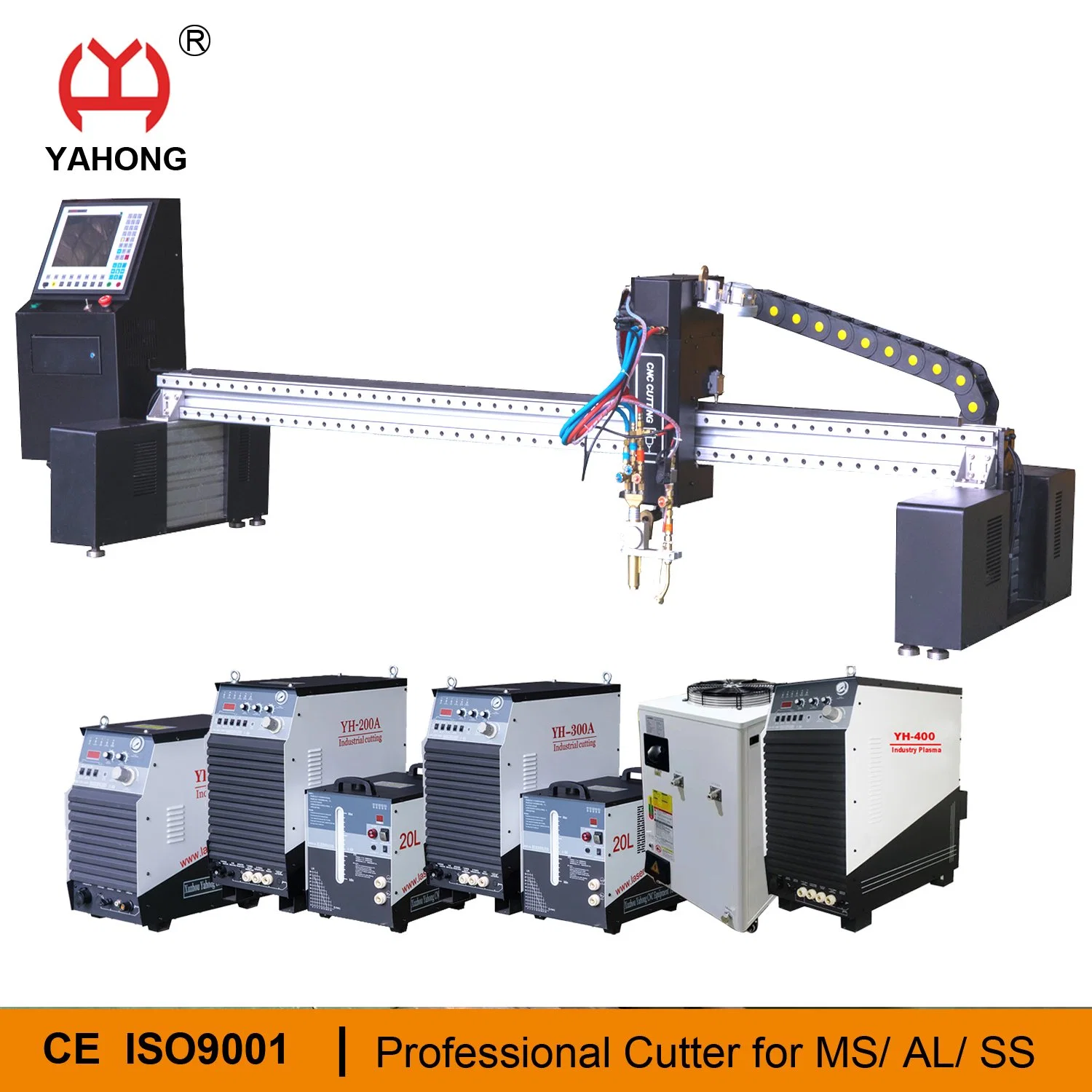 Plasma Light Gantry Type CNC Cutting Machines Professional Factory with Flame Torch