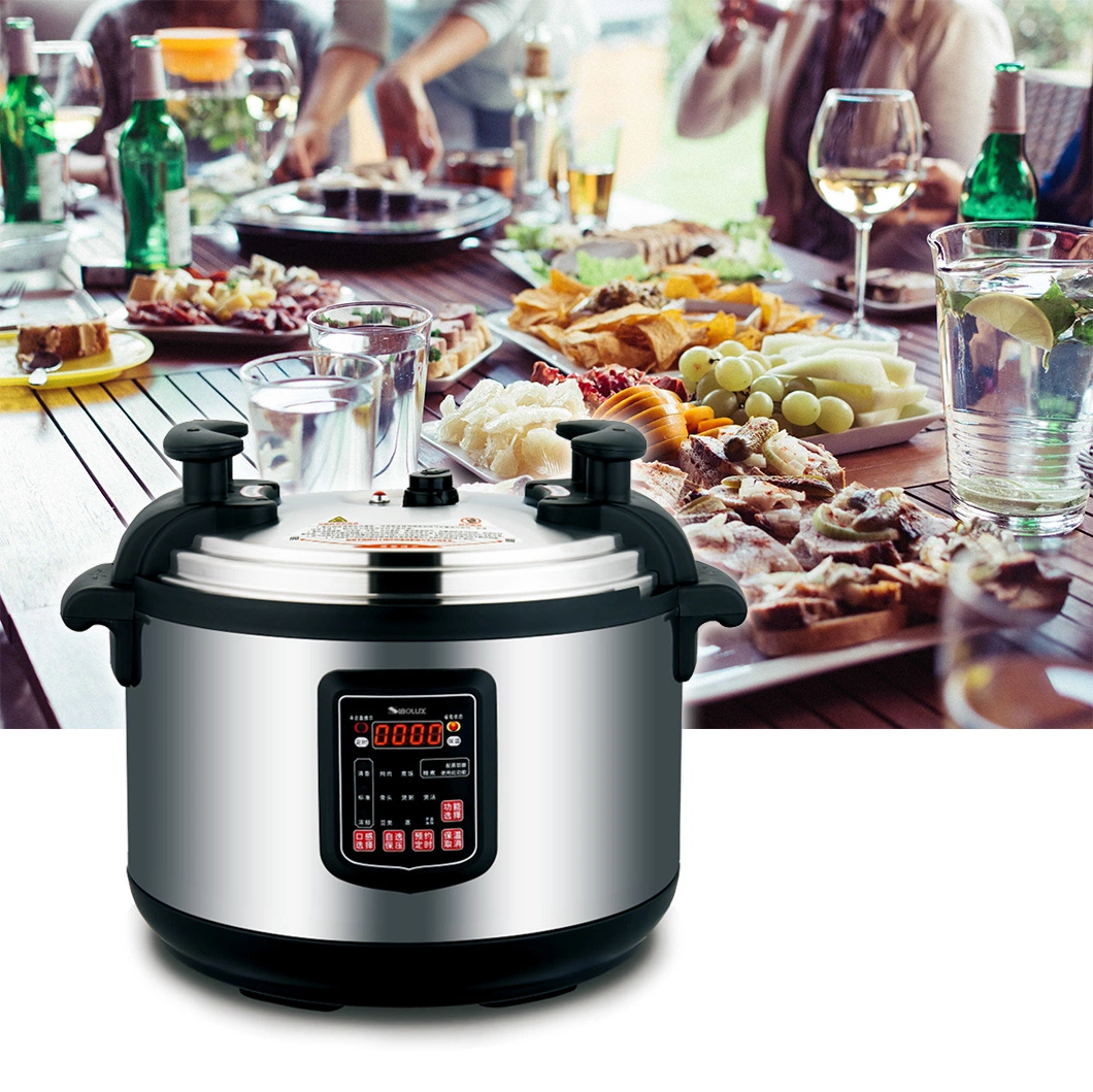 21L 3000W Kitchen Appliance Saucepan Multifunctional Commercial Pressure Cooker with 24h Reservation