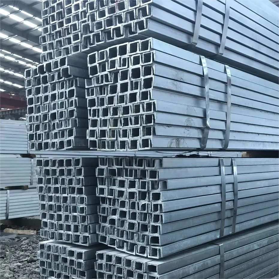 Q235B Canal galvanizado de acero DIP en caliente con varias especificaciones