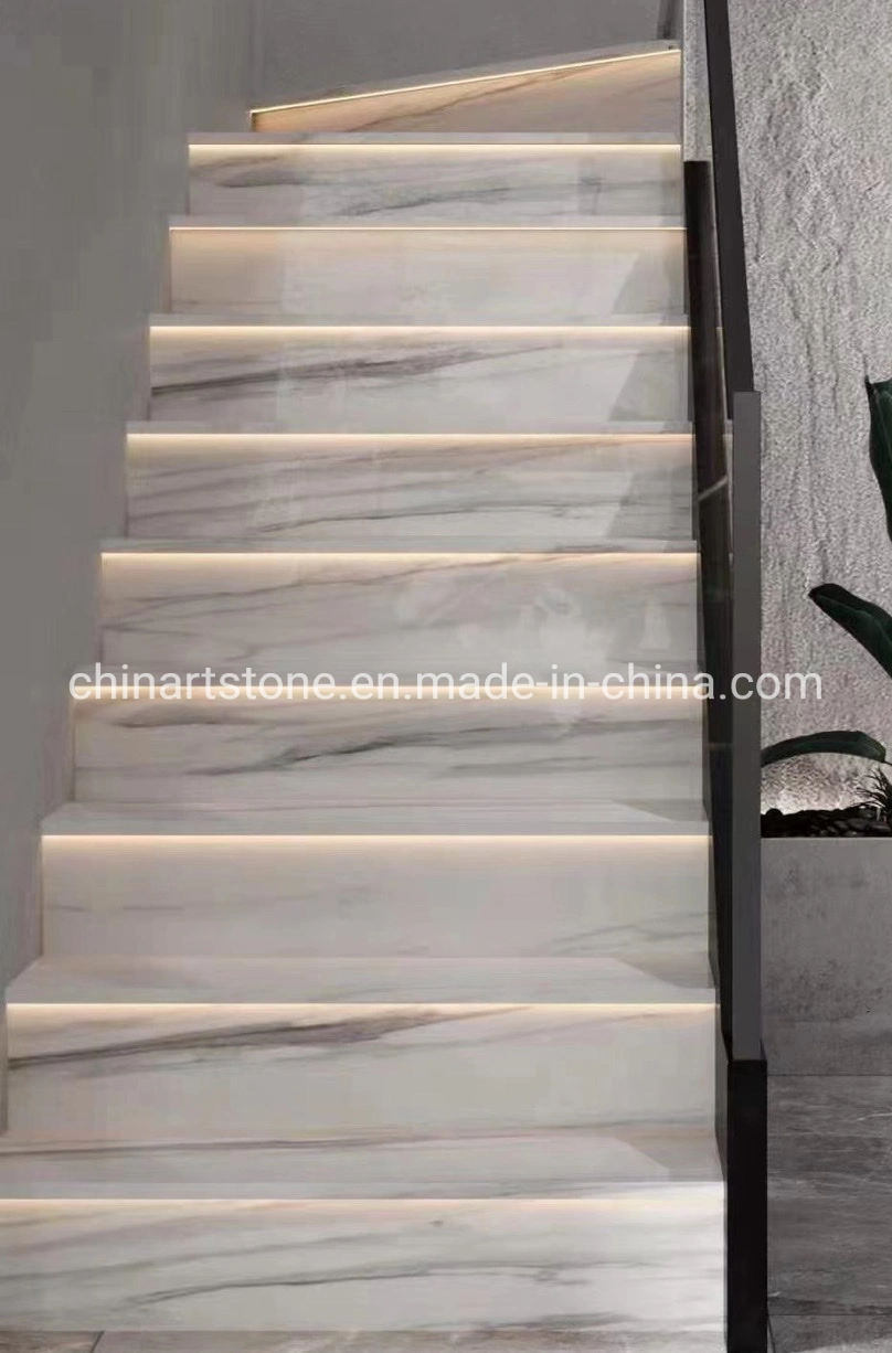 Bianco Calacatta White, Arabescata White Marble for Stair Step and Tile