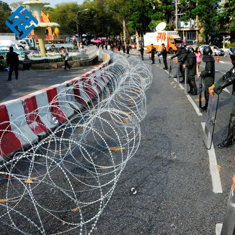 Straight Line Razor Barbed Wire