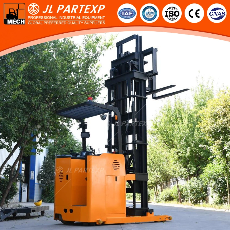 Fábrica China Nuevo Diseño Precio bajo pequeño 3 vías 2 Ton 3 Ton Reach Forklift pasillo estrecho Forklift con certificado CE