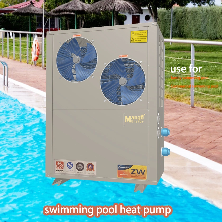 Hot Sale Manufacturer DC Mini Inverter Swimming Pool Heat Pump Water Heater Solar Pool Heater Mango Energy Factory