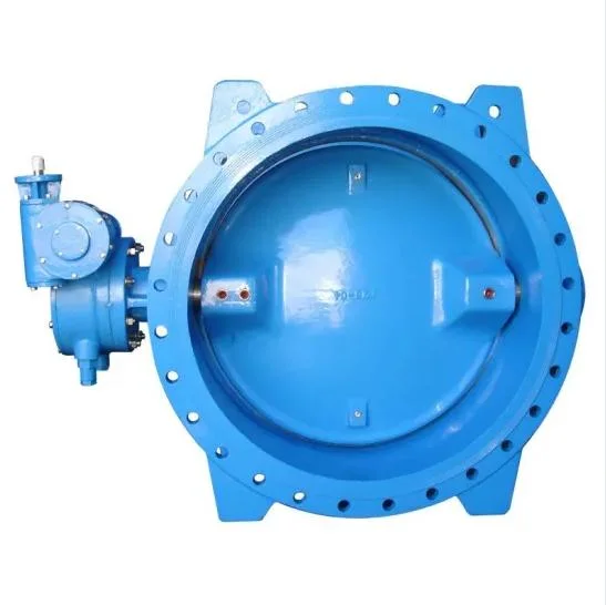 Stainless Steel Three-Eccentric Metal Seal Worm Gear Operated Flanged Butterfly Valve