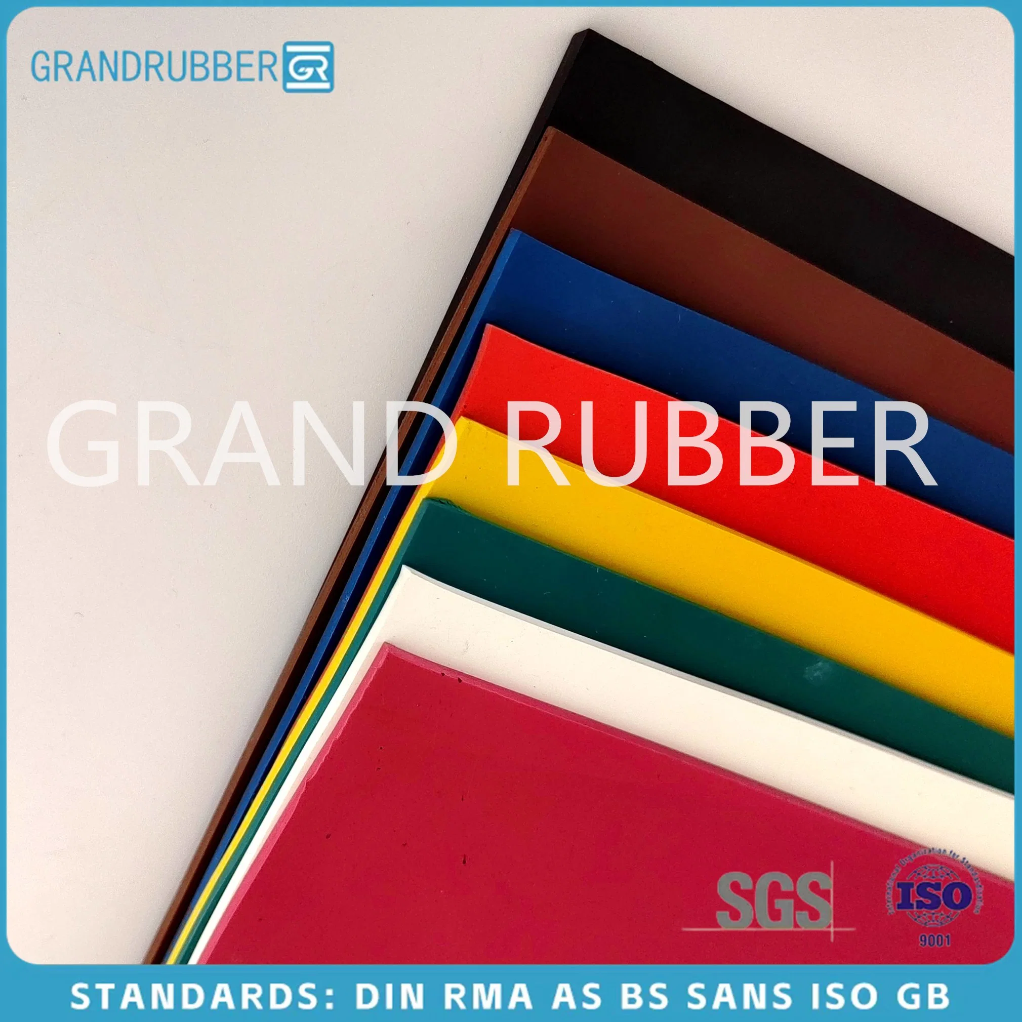 Abrasion Resistant Gasket EVA Foam Flooring NBR Doormats Hypalon Fabric Natural Rubber Sheet